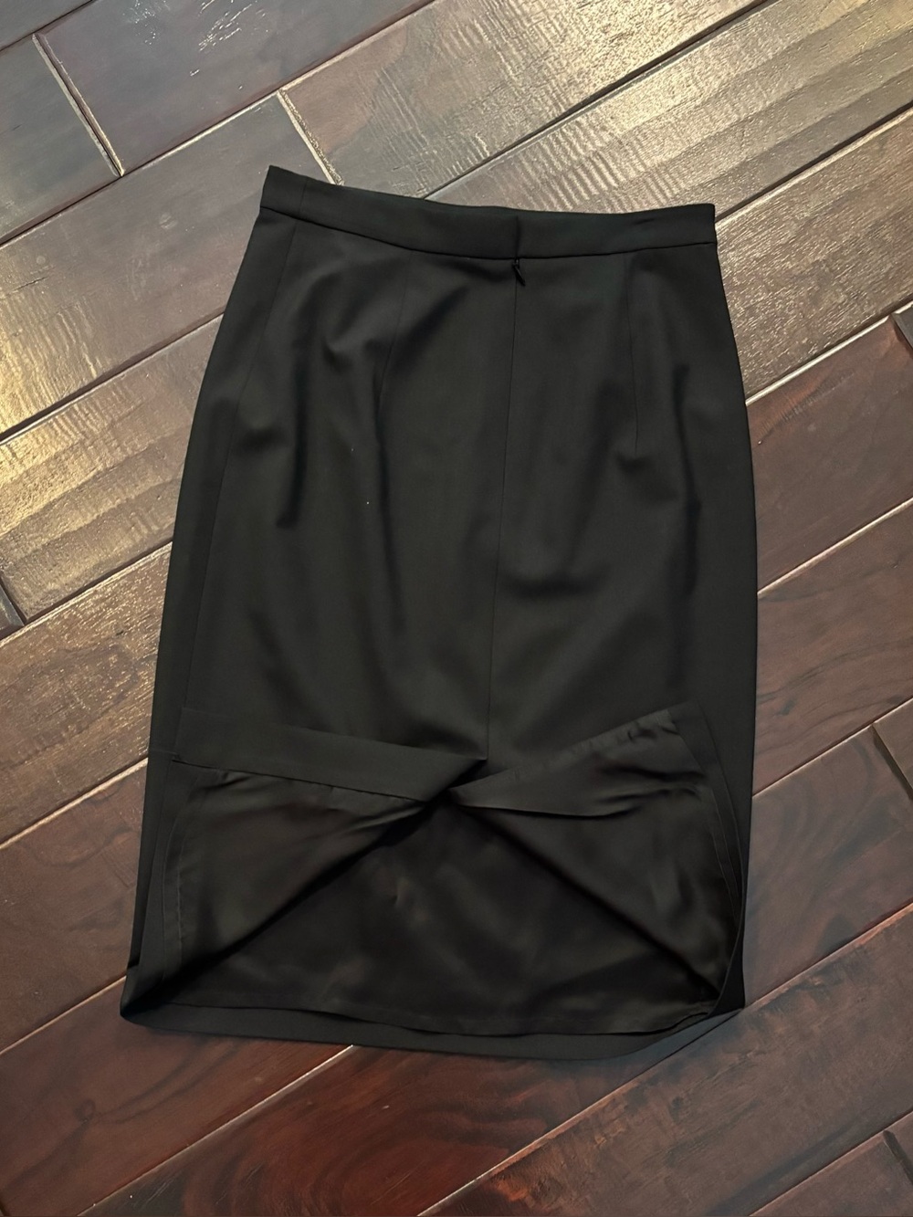 Theory Women’s Hemdall Traceable Wool Classic Black Pencil Skirt Size 2 H0101307 - Picture 6 of 6